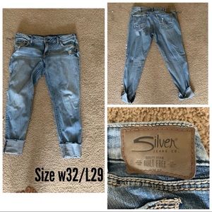 Silver jeans